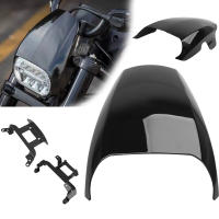 Cubierta De Faro Delantero Para Motocicleta En Plástico Negro Compatible Con Harley Sportster S 1250 RH1250 2021-2022 Pieza De Repuesto Para Iluminación Y Indicadores - details 0
