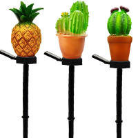 Lámpara Solar LED Para Jardín Impermeable Decorativa De Piña Y Cactus Para Paisaje Iluminación De Camino De La Pradera - details 5