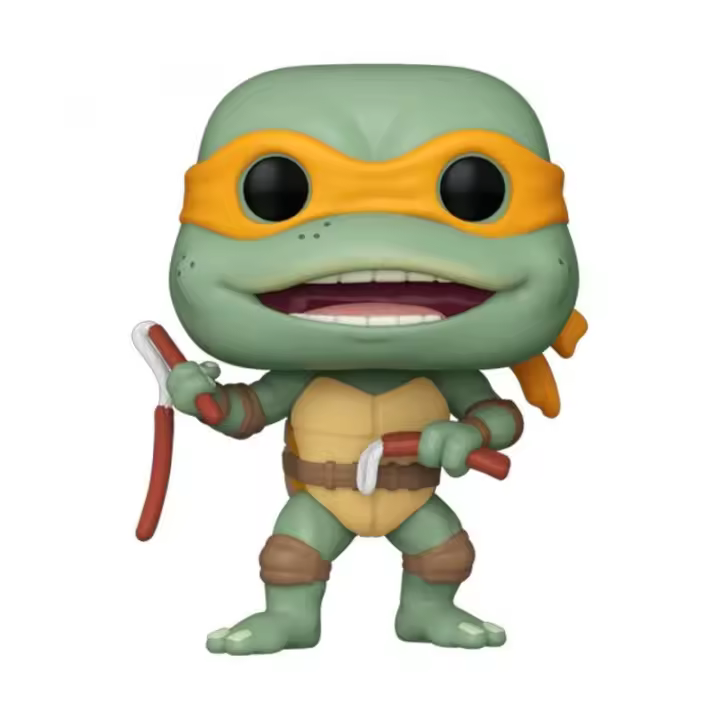 Funko POP! Vinyl Tortugas Ninja - Michelangelo (sausage nunchucks) - Juguete para Niños y Adultos - Fans - Diversidad de Personajes y Temáticas - 1