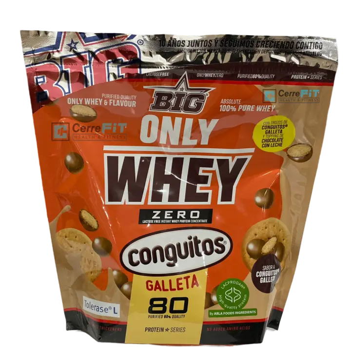 Only Whey Zero 250g - Big / sin lactosa / baja en grasas / deliciosa - 1