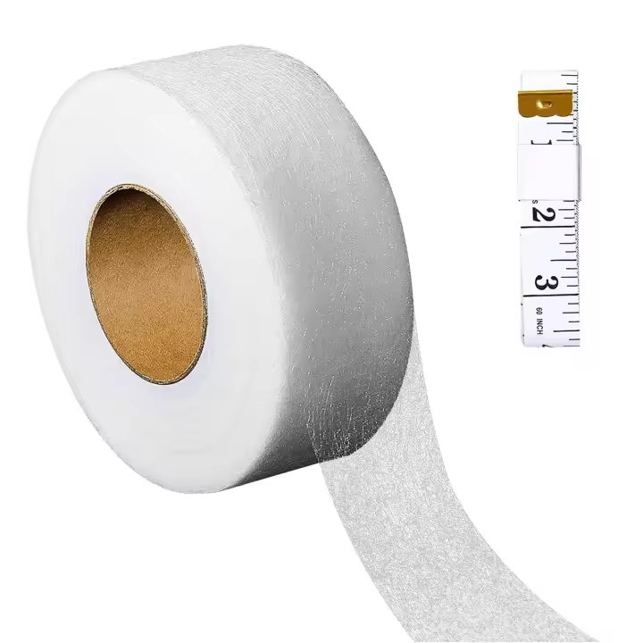 70 Yards Bande Thermocollante Ourlet Ruban Thermocollant Lavable Aucune Couture pour Vêtements Rideaux Ourlets de Jeans Pantalons Robes (40 mm de Large) - 1