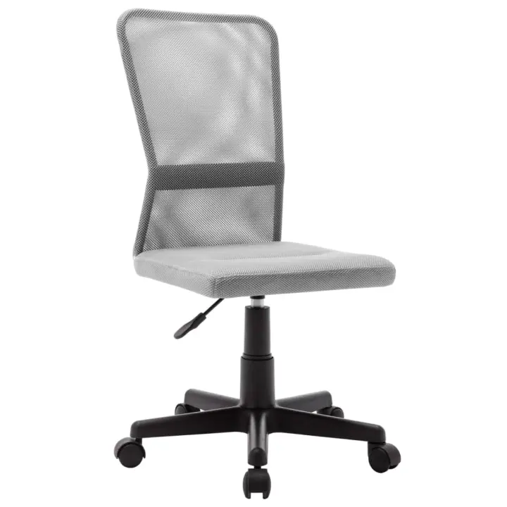 Silla de Oficina de tela de Malla gris 44x52x100 cm - 1