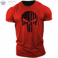 Camiseta De Hombre Con Estampado 3D Militar Y Patriótico Estilo O-Neck T-Shirt Sobredimensionada Camiseta Corta Deporte Ropa Top - details 8
