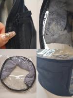 Bolsa de almacenamiento para sombreros de playa, artefacto para guardar sombreros de cubo negros - details 4