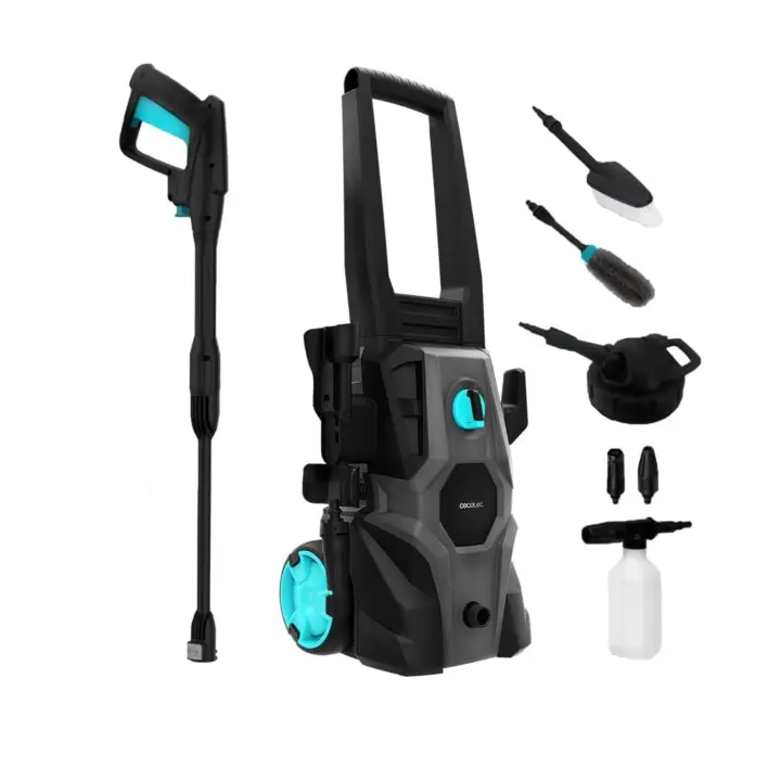 Cecotec Hidrolimpiadora de Alta Presión HydroBoost 1600 Car&Garden. 1600 W, Hogar, Jardín o Coche, Caudal de 426l/h, 135 Bares de Presión, Bomba de Aluminio, Radio de Acción 14m - 1
