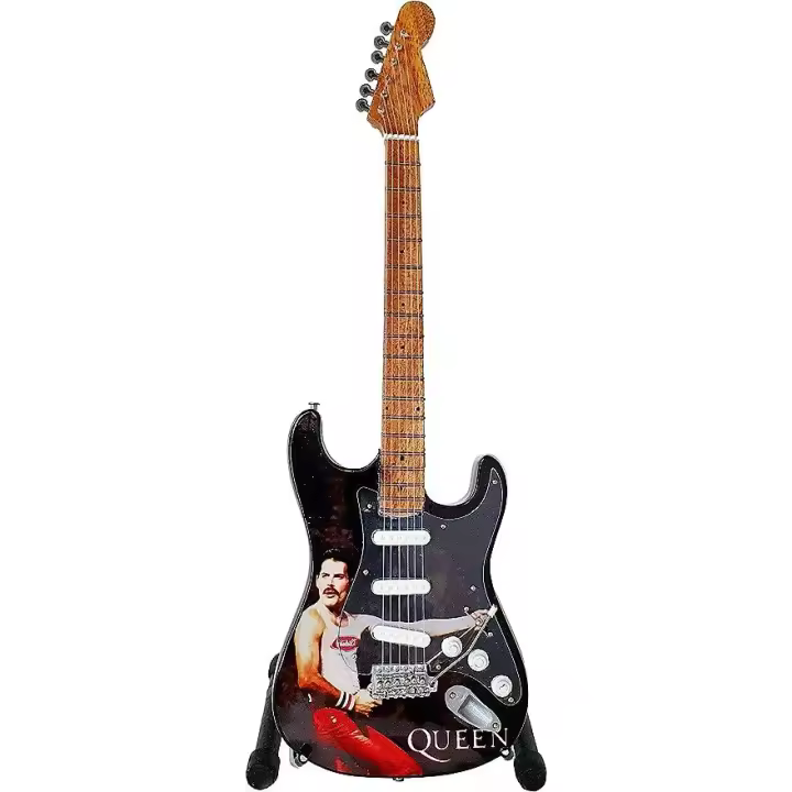 JM Forest MGT-5326 Minitura de guitarra eléctrica de Queen, de adorno, para coleccionista. - 1