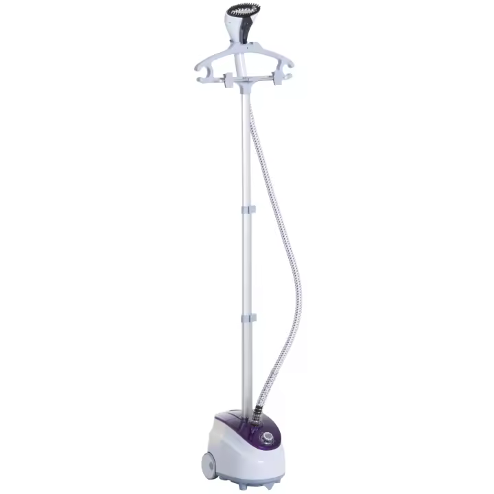 HOMCOM Plancha de Vapor con Depósito de 1.8L y Temperatura Ajustable a 11 Niveles tipo Centro de Planchado Vertical 1950W 21.5x30x150cm - 1