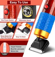 Tijeras Eléctricas 200W 110V-220V Para Mascotas Y Alfombras Cortadora De Pelo De Animales Set De Afeitar Para Hogar Y Mascotas - details 1