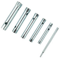 Juego De Llaves De Tubo Métricas 6Pcs 8-17mm Llave De Tubo Hueco Herramientas De Reparación Material De Acero Inoxidable - details 1