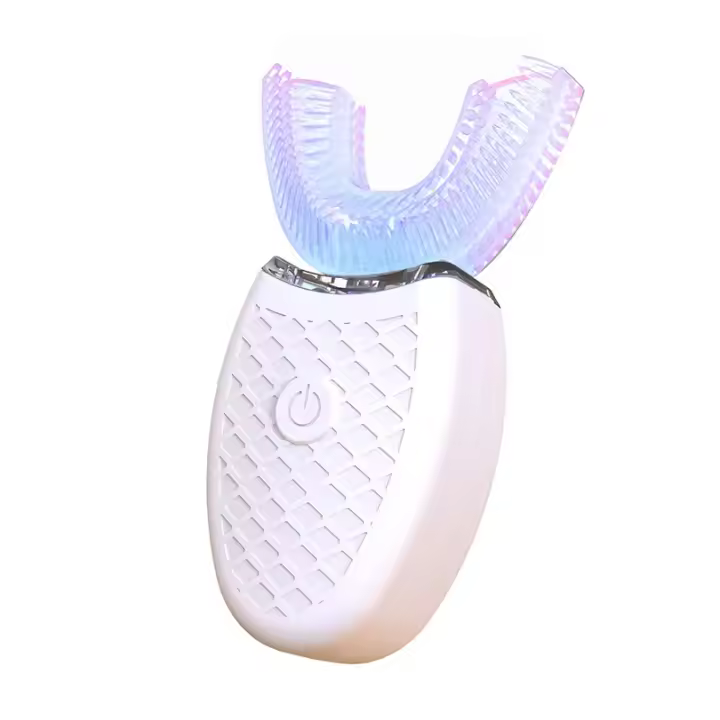 Cepillo de dientes eléctrico ultrasónico para adulto, dispositivo de limpieza dental Ultra sónico, con carga USB, en forma de U, 360 grados - 1