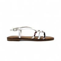 Calzados soraia✨ Sandalias Planas de Mujer con Pulsera Ajustable – Diseño de Tiras Cruzadas Elegantes – Zapatos de Verano Cómodos y Versátiles para Diario, Playa, Paseo o Fiesta ✨ Liso Bohemio - details 12