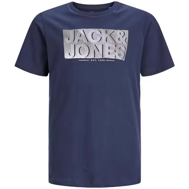 Camiseta marca Jack & Jones modelo 12237109-Navy para niñ@ en color azul - 1