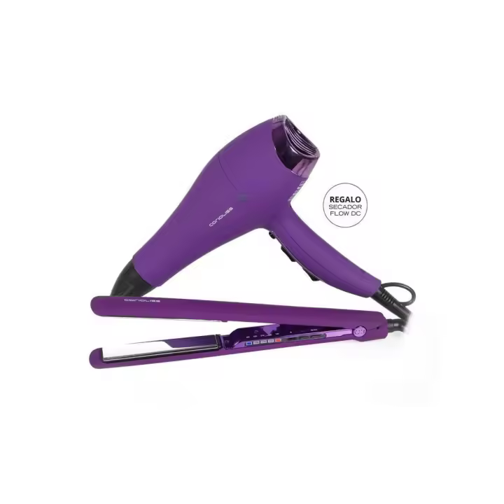 CORIOLISS Plancha C3 PURPLE + Flow DC Secador - 1