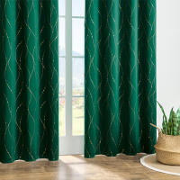 Cortinas De Blackout Para Decoración De Sala De Estar Dormitorio Y Oficina 1 Pieza Reducción De Luz Y Aislamiento Térmico 100% Poliéster Moderno - details 8