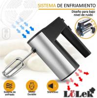 Batidora de Varillas 750W, 5 Velocidades + Turbo, Amasadora con Ganchos y Varillas. Potente, ergonómica y fácil de limpiar. Ideal para repostería, bollería y cocina casera. - details 2