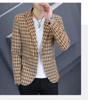 Nueva Chaqueta De Negocios Para Hombre 2024 De Alta Calidad Moda Casual Tendencia Gris Regular Cierre Frontal Soltero Polyester - details 7