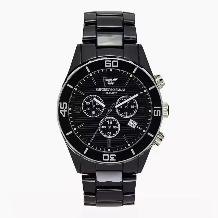 Emporio Armani Reloj hombre AR1421, Incluye Caja Original, Diámetro: 42MM - 1