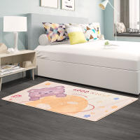 Alfombra para habitación de niños oso amapola, alfombras antideslizantes de juego con luz solar para dormitorios, tapete de dibujos animados para el suelo, guardarropa, decoración de dormitorio 80*160cm - details 0