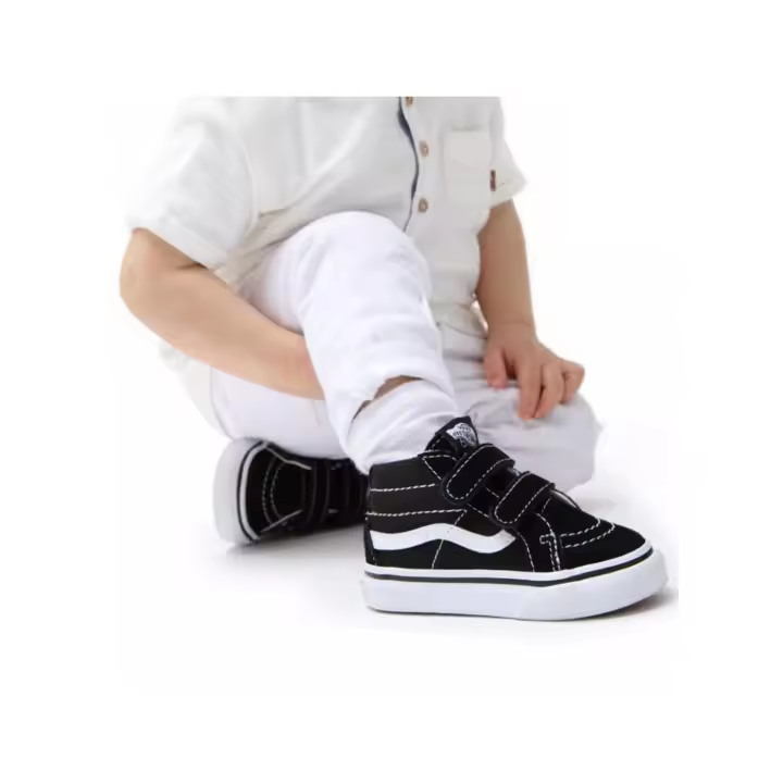 VANS KIDS SK8 MID REISSUE NEGRO BLANCO - 1