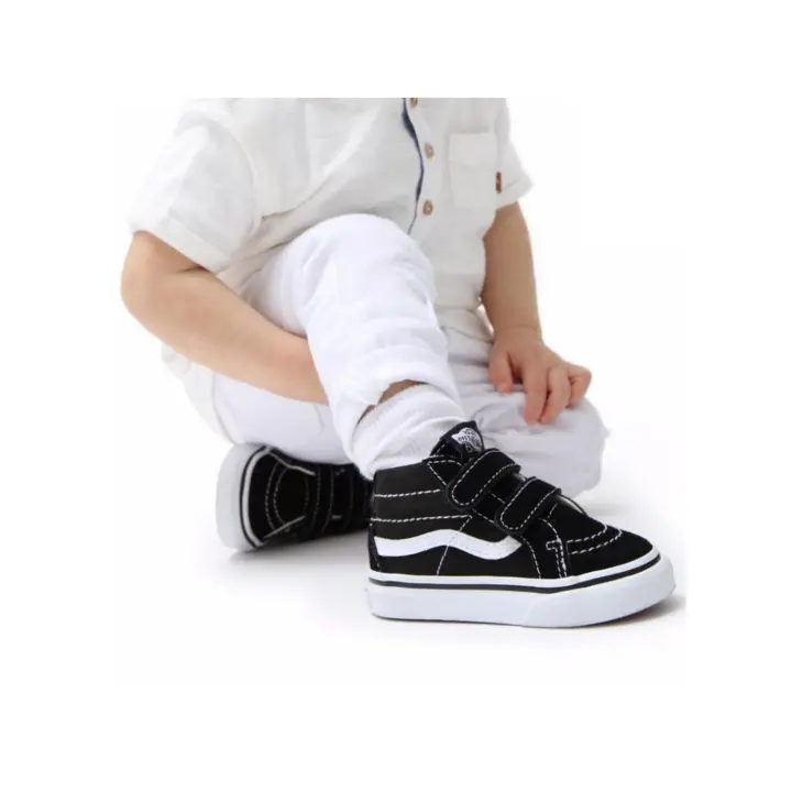 VANS KIDS SK8 MID REISSUE NEGRO BLANCO - 1