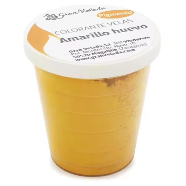 Colorante Velas Amarillo Huevo Pigmento en Uno | Pigmentos en Polvo  para Velas Artesanales | Colores Vivos y Duraderos | Uso Profesional - 1