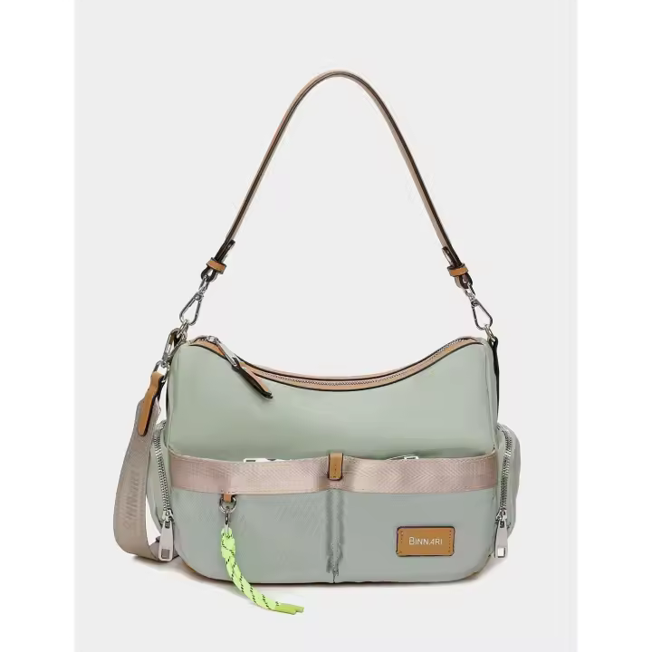 BINNARI Bolso Bandolera BINNARI Mujer Menta  (Mod: 20631) - 1