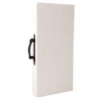 Mesa cuadrada plegable blanco Lifetime 86x86x74 cm - details 1