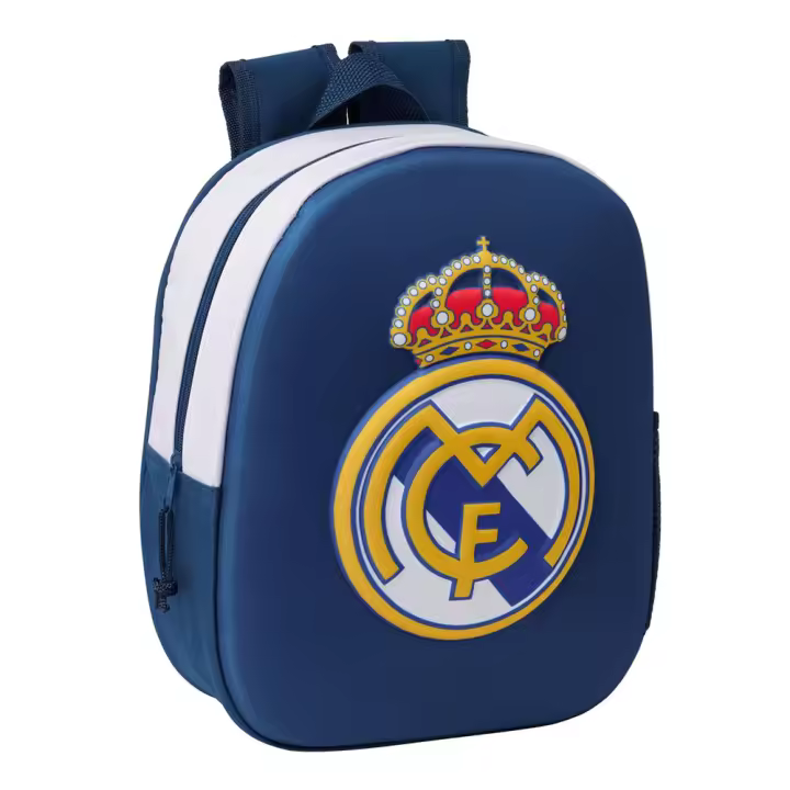 Mochila Guarderia 3D Real Madrid 3D 27x33x10 Cm (Safta 622583890) - 1
