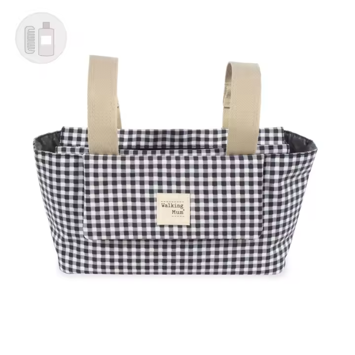 BOLSO ORGANIZADOR I LOVE VICHY NEGRO - 1