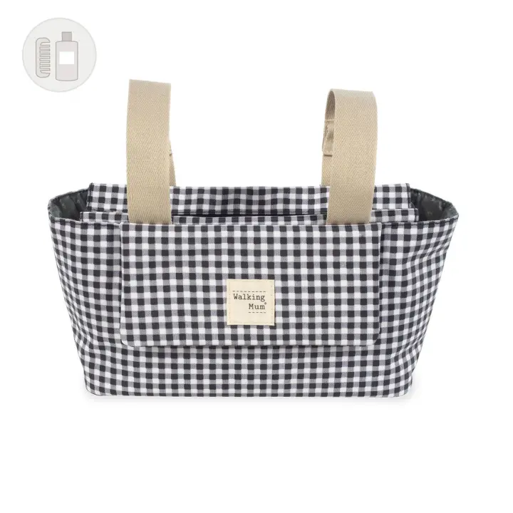 BOLSO ORGANIZADOR I LOVE VICHY NEGRO - 1