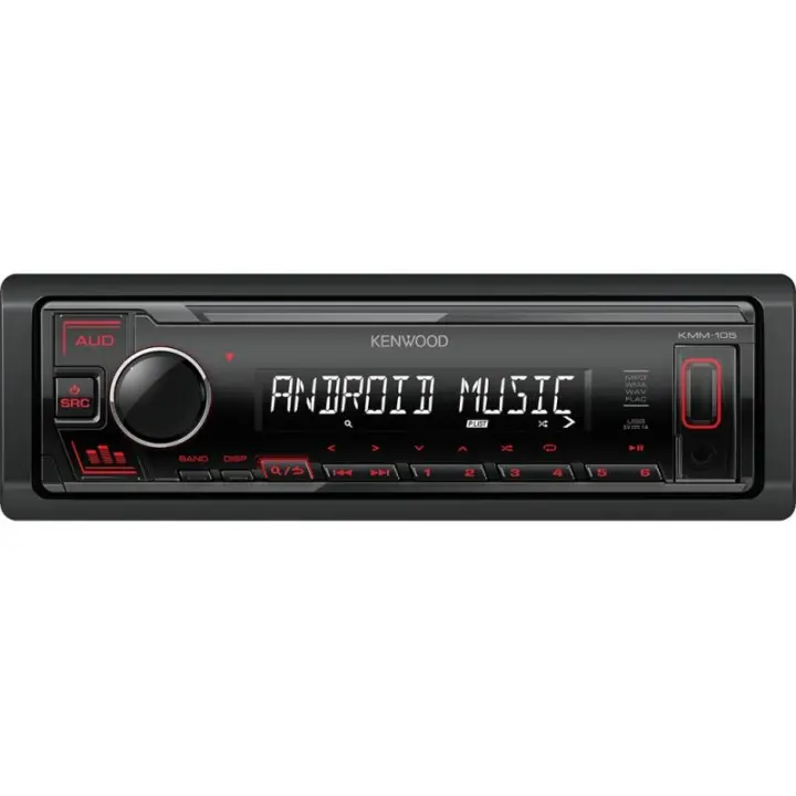 Kenwood KMM-105RY receptor multimedia para coche Negro 50 W - 1