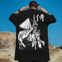Camiseta Retro Para Hombres Con Estampado De Samurai 3D Manga Corta Verano Camisetas Casuales Top Oversize Para Hombres Nuevo 2024 - details 5