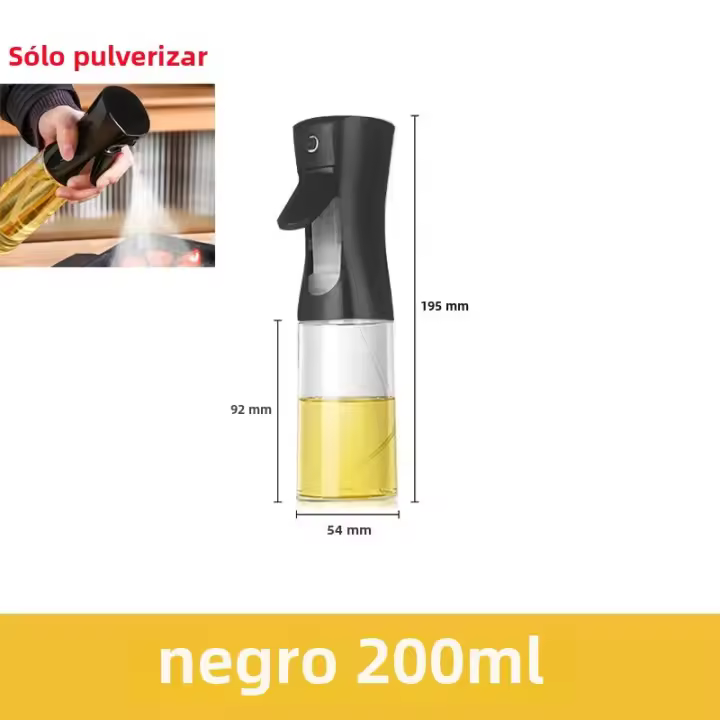 Botella De Aceite De Spraying 2en1 500ml Plástico Dispensador De Aceite Para BBQ Cocina Horneado Picnic Herramienta De Cocina Ecológica - 1