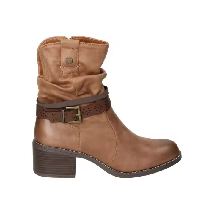 BOTINES MUSTANG MTNG 52764 MODA JOVEN CUERO - 1