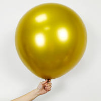 Globos De Látex Grandes De 18 36 Pulgadas Dorados Platinos Cromados Para Decoración De Bodas Cumpleaños Fiesta Helio - details 1