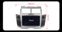 Radio De Coche Android 13 Para Toyota Yaris XP90 Vitz Platz 2005-2012 Con CarPlay Android Auto Navegación GPS Reproductor De Video WiFi Touchscreen 7 Pulgadas RAM 2G ROM 32G - details 3