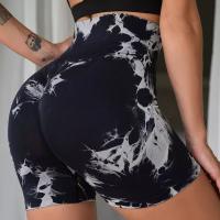 Shorts De Yoga Para Mujer High Waisted Tie Dye Sin Costuras Para Ciclismo Running Gimnasio Fitness Talla S M L XL Deporte Y Fitness - details 14
