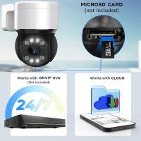 Cámara PTZ 5MP IP Exterior PoE De Seguridad Con Detección De Humanos Luz De Escenario Y Silbato Visión Nocturna En Color Y Dos Vías De Comunicación - details 12