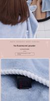 Bata De Baño Para Mujer 2024 Multifuncional Talla 80*135 Sexy Con Top Tubo Suelto Puede Usar Toalla De Baño Suave Absorbente De Felpa Coral - details 6