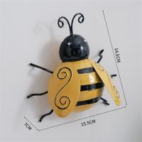 Adorno De Jardín En Forma De Abeja Bonita Decoración De Hierro Fundido Para Casa De Juguete Y Exterior Regalo Creativo - details 6