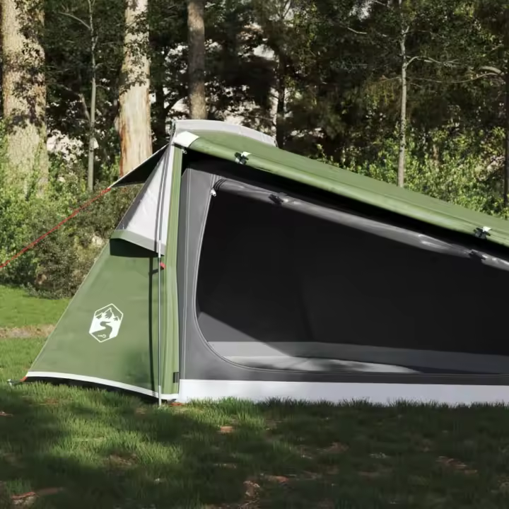 vidaXL Tienda de campaña túnel para 2 personas impermeable verde - 1