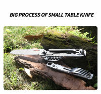 Herramienta De Sobrevivencia Al Aire Libre Multifuncional De Acero Inoxidable Con Cuchillo Tarjeta Y Maza Para Camping Portátil - details 5