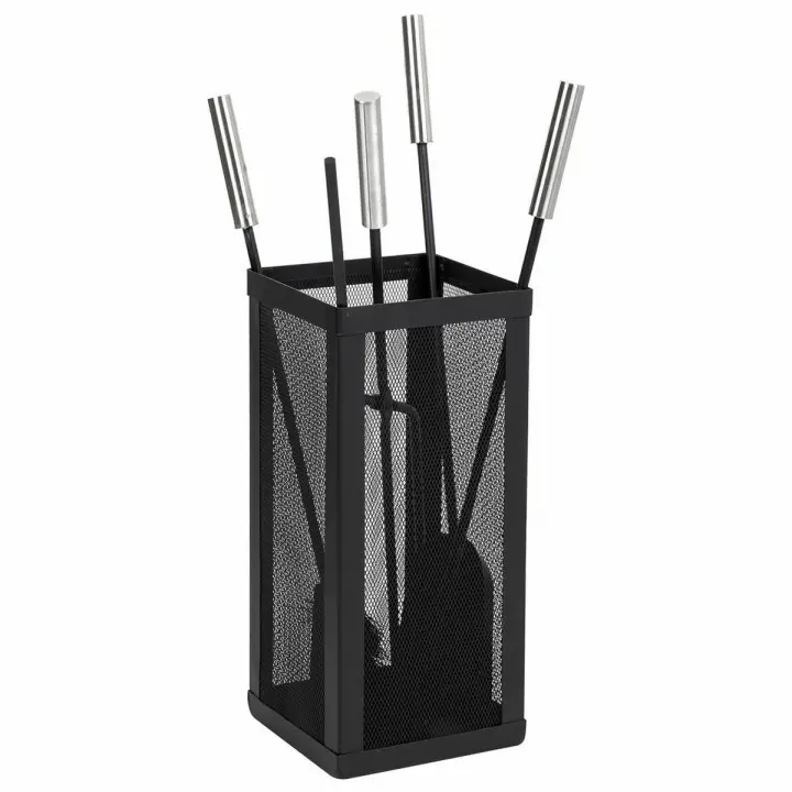 Utensilios para Chimenea Alexandra House Living Negro Hierro 16 x 50 x 16 cm - 1