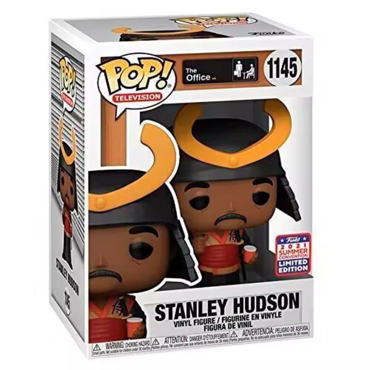 Figura Pop The Office Stanley Hudson Exclusive-Figura de Vinilo Coleccionable - Idea de Regalo- Mercancia Oficial - Juguetes para Niños y Adultos - Movies Fans - Muñeco para Coleccionistas y Exposición - 1
