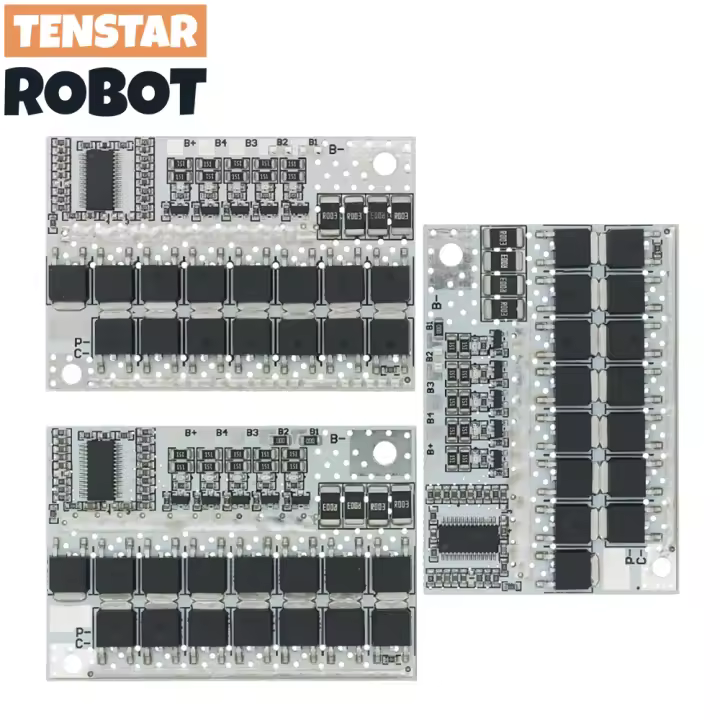 Placa De Protección Para Batería De Litio Ternario 18V 21V 100A 3S/4/5S BMS Módulo De Regulación De Voltaje Para Carga Equilibrada De Li-POLYMER - 1