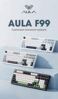 Teclado Mecánico AULA F99 Bluetooth 5.0/2.4G Wireless/Wired 99 Teclas Teclado De Juego Personalizable Montado En Ganchos Para Escritorio Y Laptop - details 0