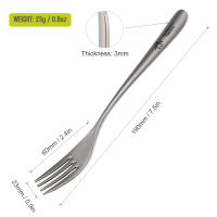 Juego De Cutlería De Titanio Para Camping Y Viajes 1 Pieza Incluye Cuchillo Fork Y Cuchara Set De Comedor Portátil Para Picnic - details 3