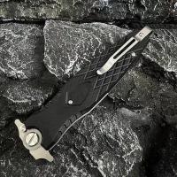 Cuchillo Plegable Táctico HOKC Rocket De Rusia Con Hoja D2 Y Mango G10 Negro Herramienta De Supervivencia Al Aire Libre Cazador Para Camping - details 4