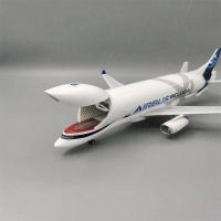 Modelo De Avión Airbus A300-600 Beluga Airlines 42cm Escala Aluminio Kit De Accesorios Para Decoración Del Hogar Y Jardín - details 1
