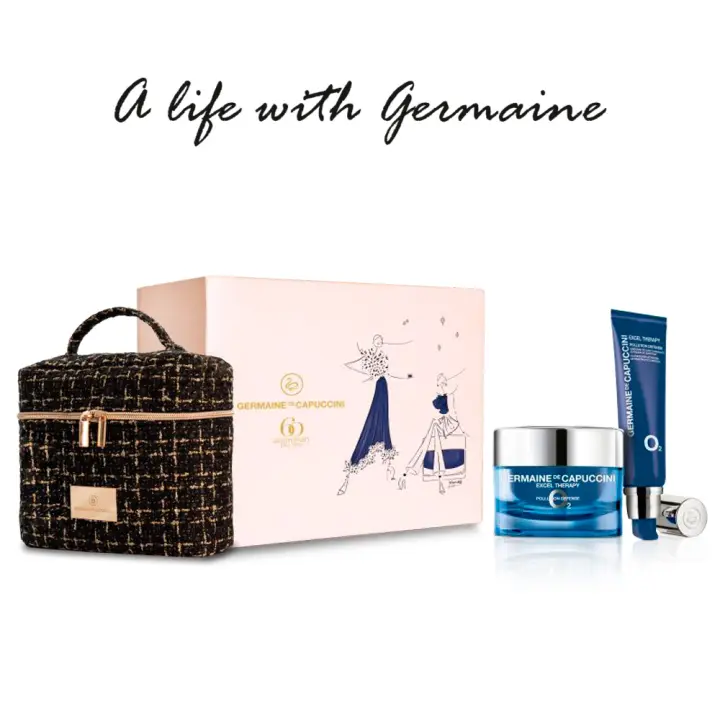 Germaine de Capuccini Time to shine PackExcel therapy O2 Crema + contorno ojos 591361 Set Navidad Antipolución. Novedades de la Navidad en Germaine.  Mima y regala a tus seres queridos con los sets edición limitada - 1